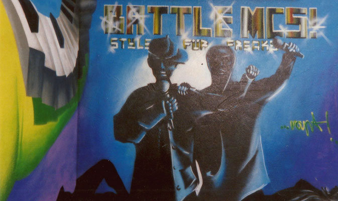 PAT23 "Battle MCs" Character - Graffiti Kunst Leipzig 1999