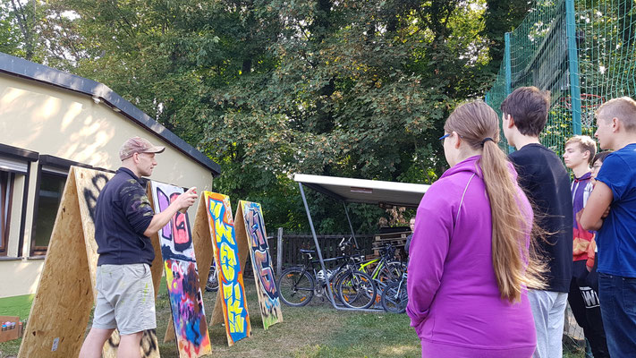 PAT23 - Graffiti Workshop Leipzig Markranstädt - Volkshochschule