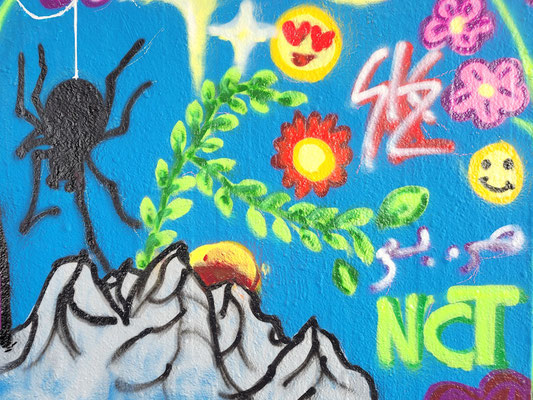Jugendweihe Graffiti Workshop Leipzig Gerda-Taro Schule - PAT23 & Fraencisart