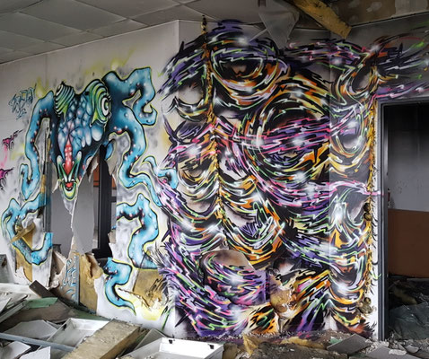 PAT23 & FRAEN LFE-Team - Graffiti Kunst Leipzig 2022