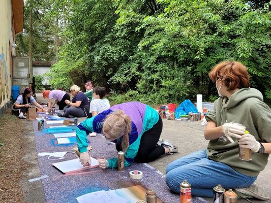 Graffiti Workshop Leipzig Freiwilligendienst