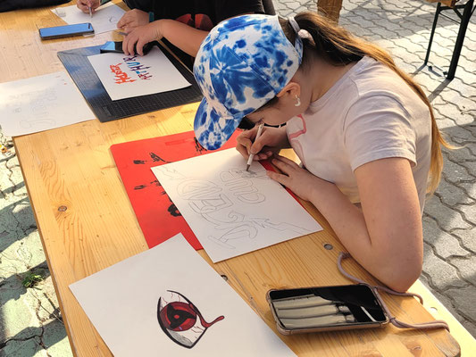 PAT23 - Graffiti Workshop bei Leipzig - Jugendclub Markranstädt 
