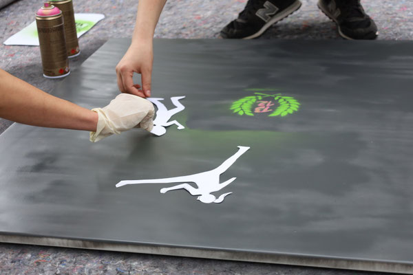 Graffiti Workshop Leipzig Schule