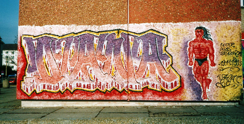 PAT23 "Diana" - Old School Graffiti Kunst Leipzig 1997