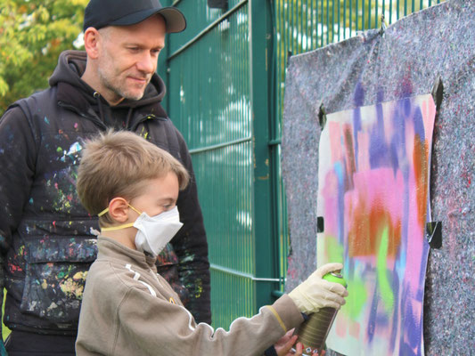 PAT23 & Fraencisart - Graffiti Projekt Leipzig - Kultur Kollaborateure 2023