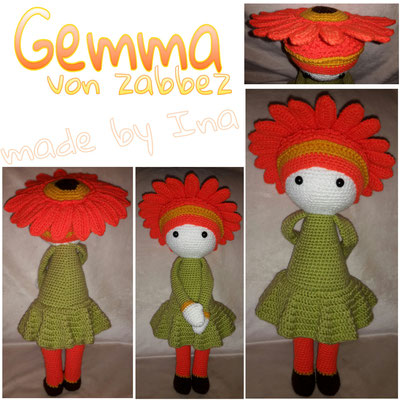 Anleitung: http://www.ravelry.com/patterns/library/gerbera-gemma-flower-doll