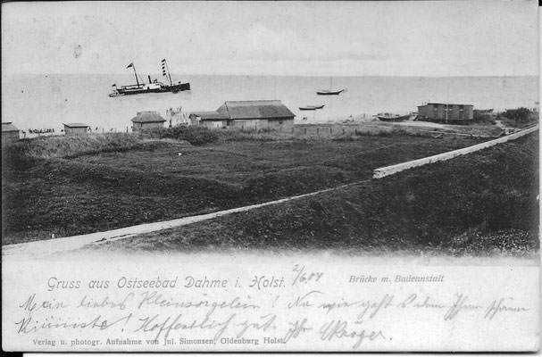 Strandbereich um 1900