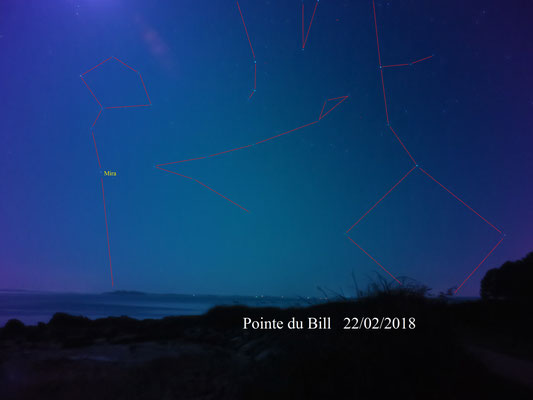 Mira Ceti le 22/02/2018 - Pointe du Bill
