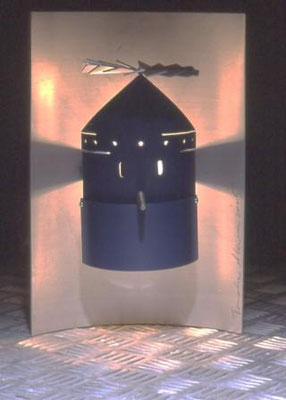 Robot Lamp Painted Aluminum Stainless steel H30×W20×D15 (cm) Propeller φ8(cm) 2005