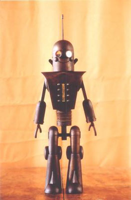 Steel Robot Stained steel H35×W18×D6 (cm) 2001