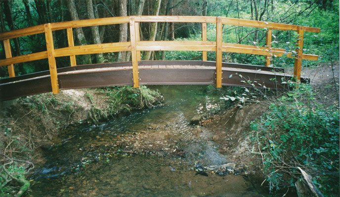 Stahl für Bogenbrücke