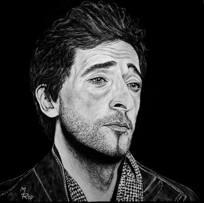 ADRIAN BRODY Nr.1; 60x60 cm; Gesso auf Leinen mit Schlussfirnis matt; Preis € 300,-
