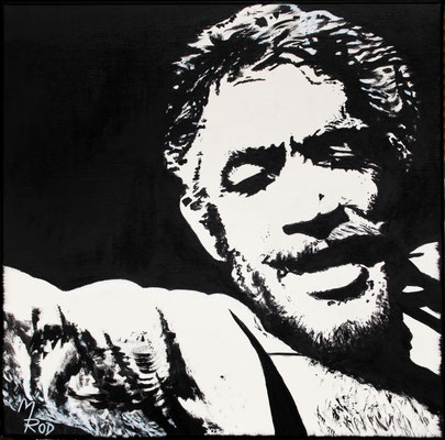 ANTHONY QUINN Nr.1; 60x60 cm; Gesso auf Leinen (NICHT ERHÄLTLICH) 