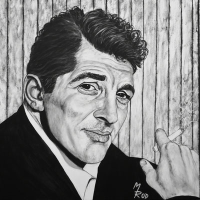 DEAN MARTIN; 60x60 cm; Ghesso auf Leinen (Original nicht mehr erhältlich)