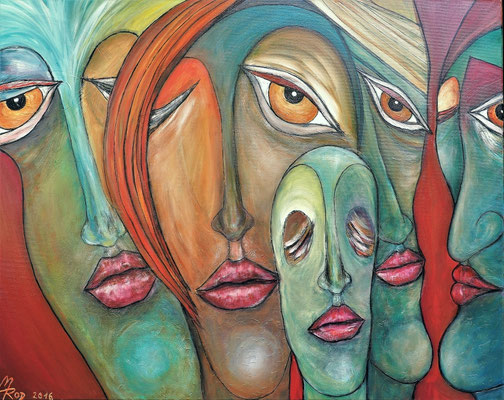 TRANSSEX; 80x100 cm; Öl auf Leinen (Original nicht mehr erhältlich) 