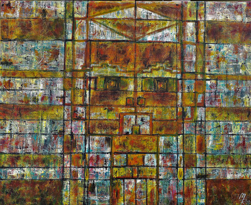 ROBOCASA; 80x100 cm; Acryl auf Leinen mit Schlussfirnis seidenmatt; Preis € 500,-