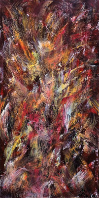 ELFROCK; 80x40 cm; Acryl auf Leinen; Preis € 300,-