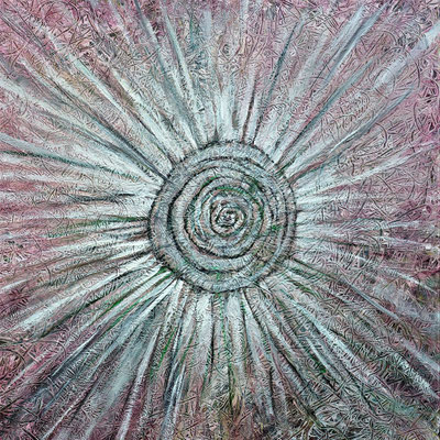 SPECTRUM; 80x80 cm; Acryl auf Leinen; Preis € 300,-