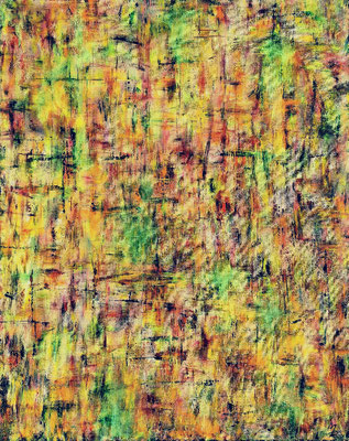 KLAGEMAUER; 100x80 cm; Acryl auf Leinen mit Schlussfirnis seidenmatt; Preis € 500,-