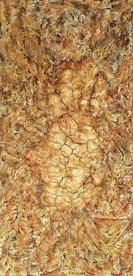 AMORPHOUS IX; 60x30 cm; Mixed Media auf Leinen; Preis € 200,-