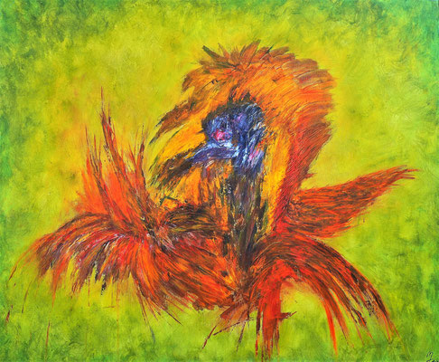 PHOENIX; 100x120 cm; Öl auf Leinen mit Schlussfirnis seidenmatt; Preis € 650,-