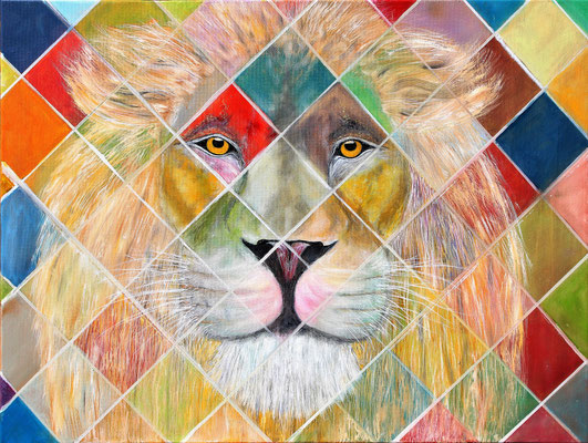 PROUD REFLECTION; 60x80 cm; Acryl/Öl (Original nicht mehr erhältlich)