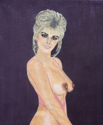 AKT; 40x30 cm; Öl auf Leinen; Preis € 200,-
