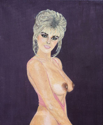 AKT; 40x30 cm; Öl auf Leinen; Preis € 200,-