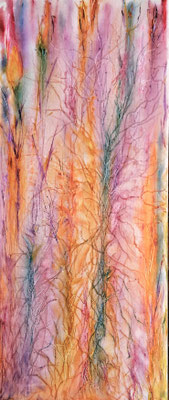 EYWA; 58x25 cm; Acryl auf Leinen; Preis € 200,-