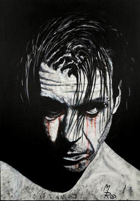 TILL LINDEMANN Nr.1; 70x50 cm; Gesso auf Leinen (Original nicht mehr erhältlich) 