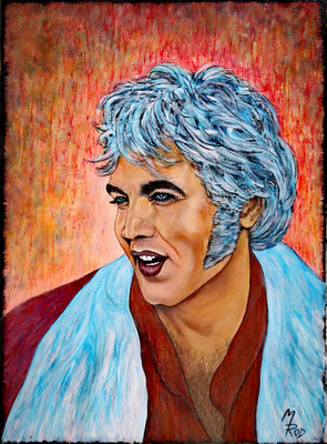  ELVIS PRESLEY Nr.2; 80x60 cm; Öl/Acryl auf Leinen (Original nicht mehr erhältlich)