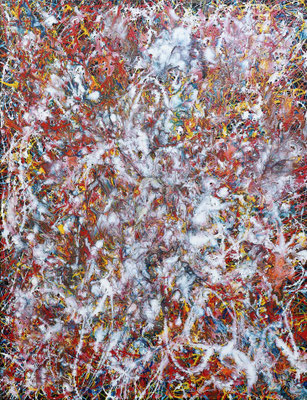 FAUNUTOPIA; 70x50 cm; Lack auf Leinen; Preis € 450,-