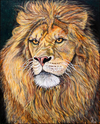 LÖWE Nr.1; 100x80 cm; Acryl auf Leinen (Original nicht mehr erhältlich)