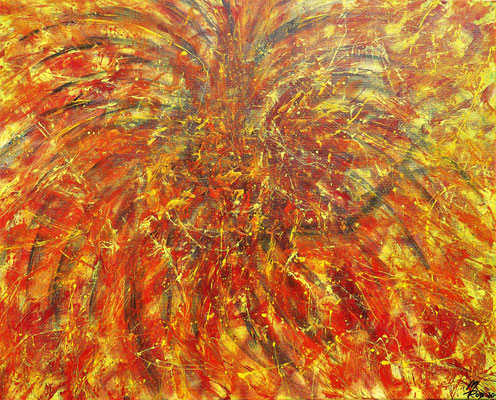  MANITOU; 80x100 cm; Acryl auf Leinen; Preis € 500,-