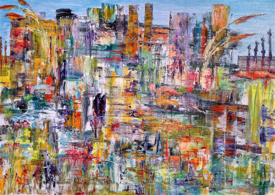 METROPOLIS; 70x50 cm; Acryl (Original nicht mehr erhältlich)