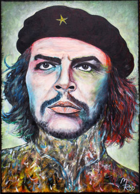 CHE GUEVARA Nr.2; 70x50 cm; Acryl auf Leinen (Original nicht mehr erhältlich) 