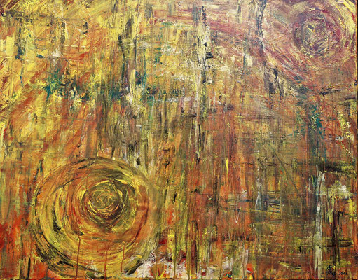 KU KLUX KLAN; 80x100 cm; Acryl auf Leinen; Preis € 550,-