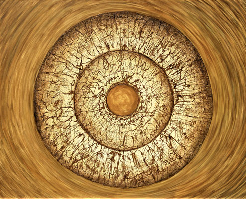 CENTAURIS; 80x100 cm; Mixed Media auf Leinen; Preis € 500,-