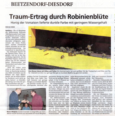 Altmarkzeitung vom 14.1.2019