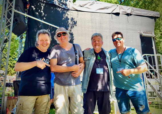 v.l.n.r. myself, Jüre Bill (Juraya), Nick & Steve