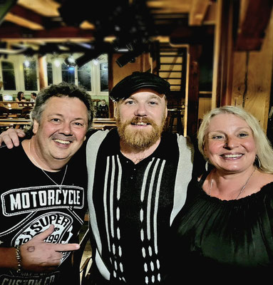 ... mit Marc Broussard und meinem Schatz in der Mühle Hunziken (20.09.2024)