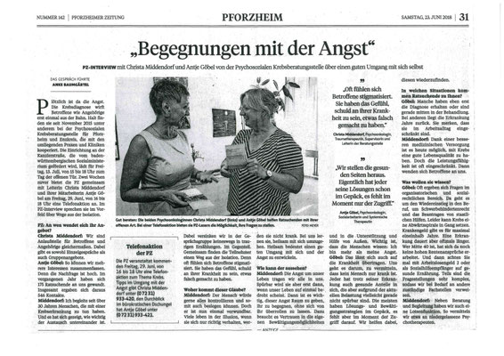 Pforzheimer Zeitung 23.06.2018