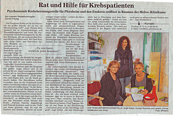 Pforzheimer Kurier 27.01.2016