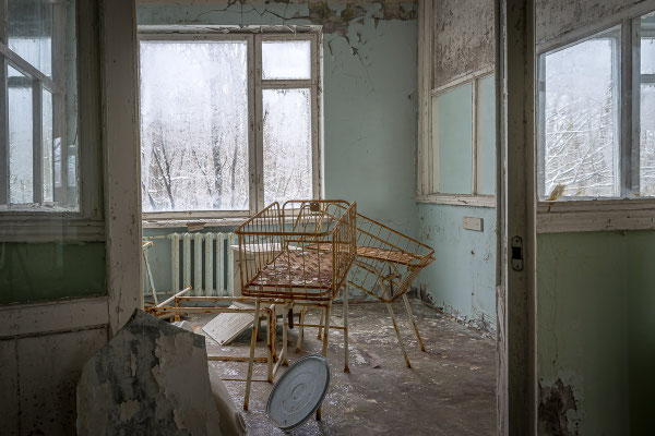 Krankenhaus in Pripyat, Chernobyl, Tschernobyl