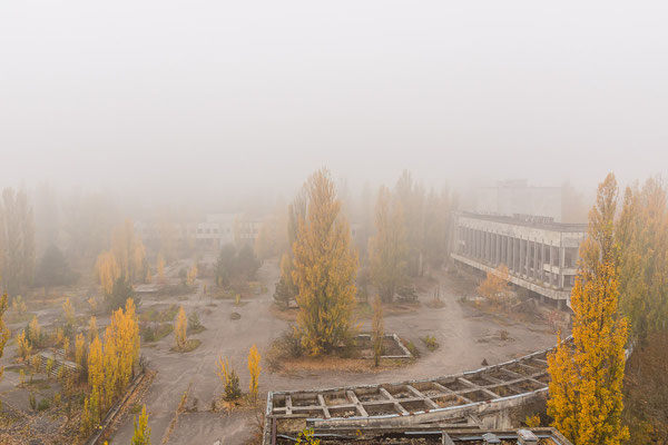 Zentraler Platz von Pripyat