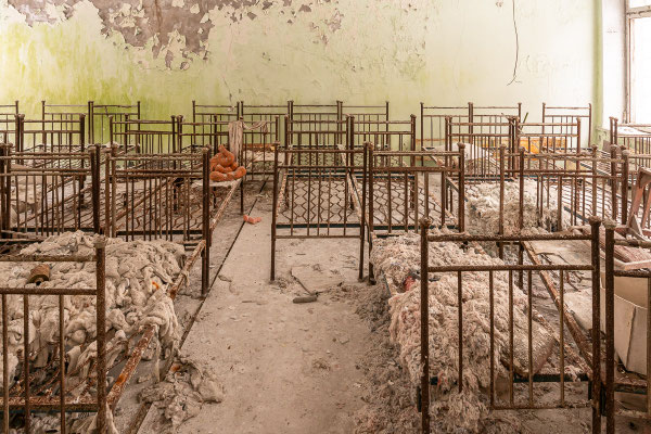 Krankenhaus in Pripyat, Chernobyl, Tschernobyl