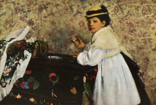 Portrait of Hortense Valpinçon, 1869 by Edgar Degas
