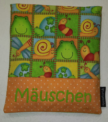 BK Frösche + Schnecken mit orangem Schrift-Hintergrund (geplottet)