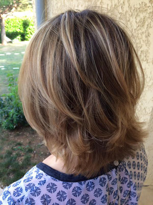 Balayage doré