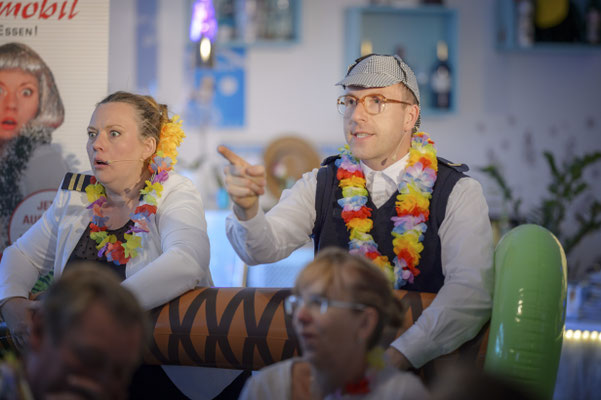 Theater krimimobil Berlin - Krimi-Dinner - Mord in der Südsee